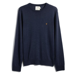 Farah Mullen Merino Wool Crew - Curtis & Dunne