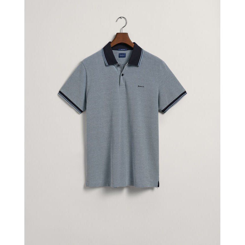 Gant 4 Colour Oxford Pique Polo - Curtis & Dunne