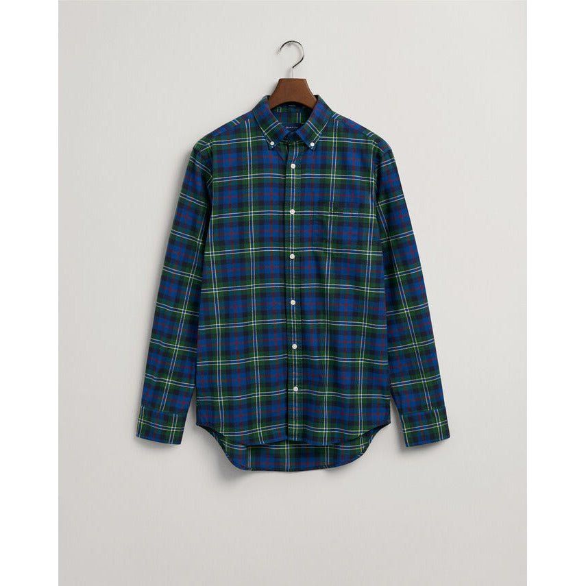 Gant Brushed Oxford Tartan Shirt - Curtis & Dunne