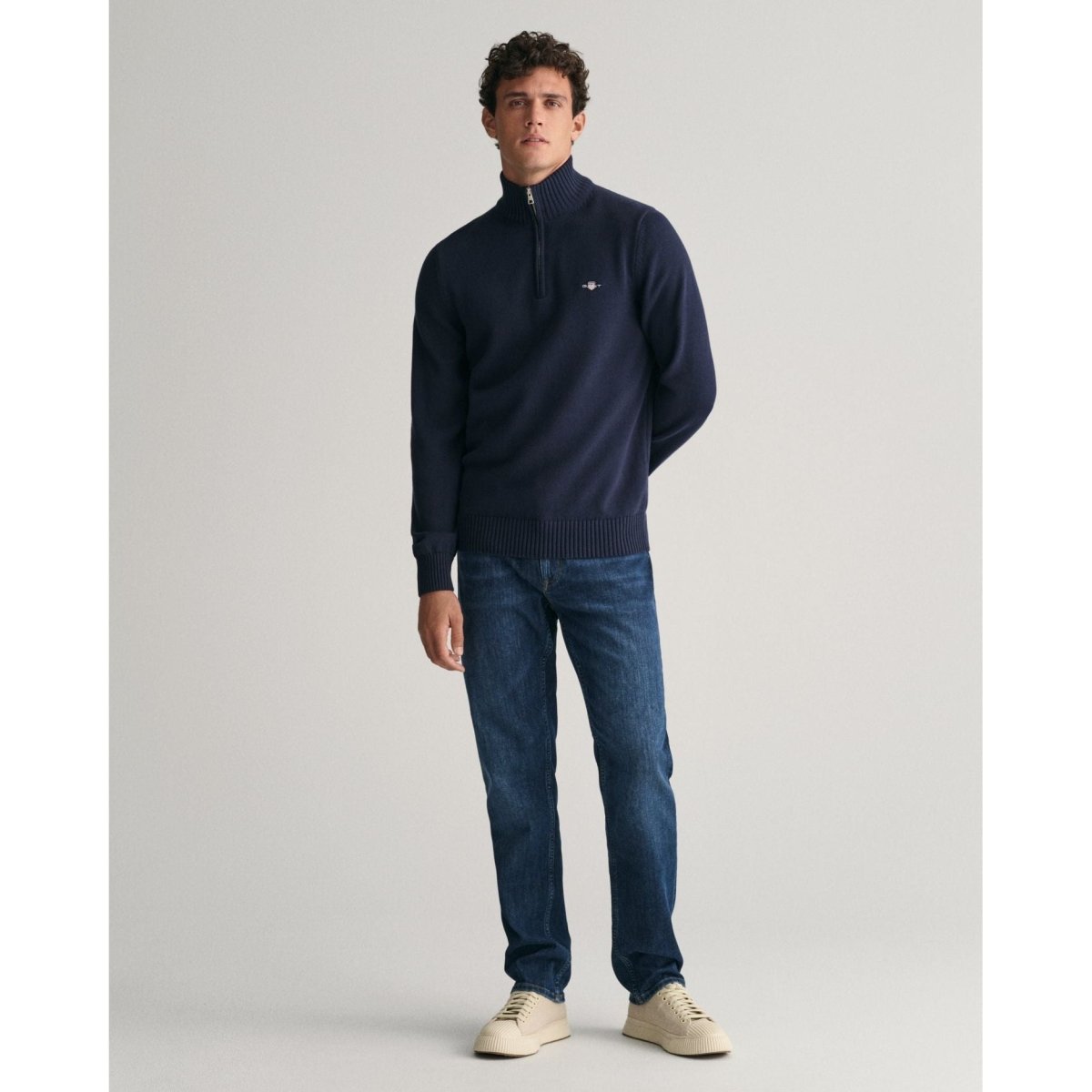 Gant Casual Cotton Half Zip - Curtis & Dunne