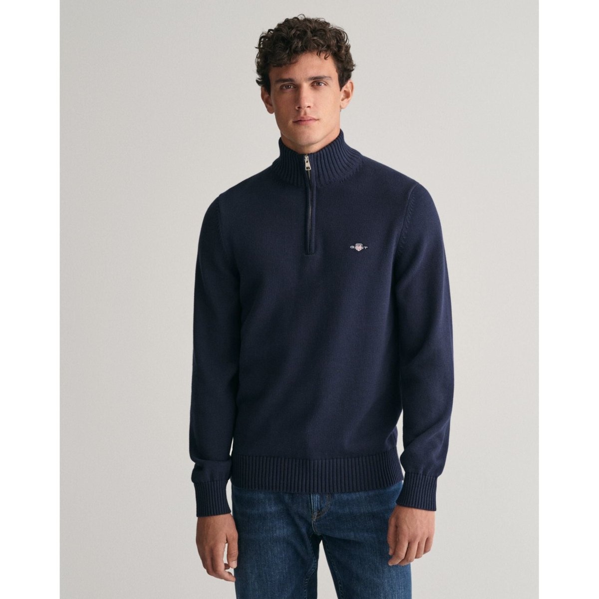 Gant Casual Cotton Half Zip - Curtis & Dunne