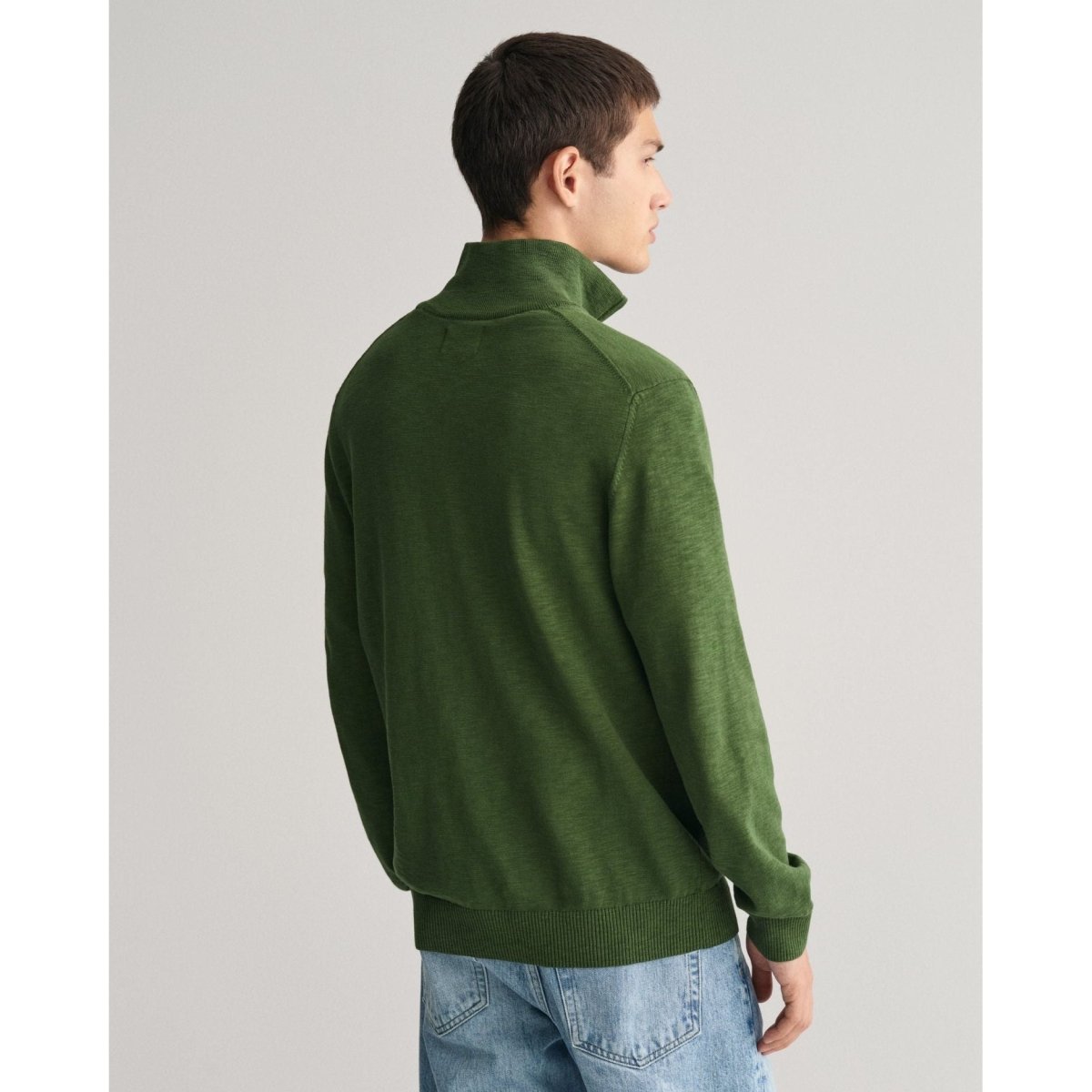 Gant Cotton Flamme Half Zip - Curtis & Dunne