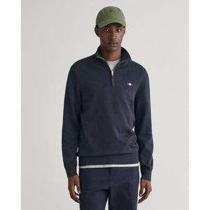 Gant Cotton Flamme Half Zip - Curtis & Dunne