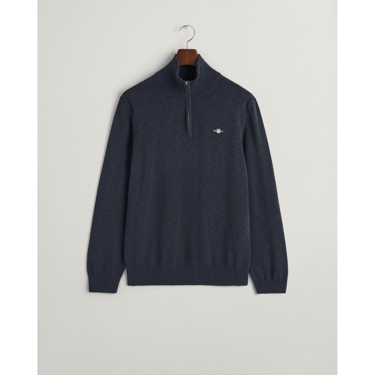 Gant Cotton Flamme Half Zip - Curtis & Dunne