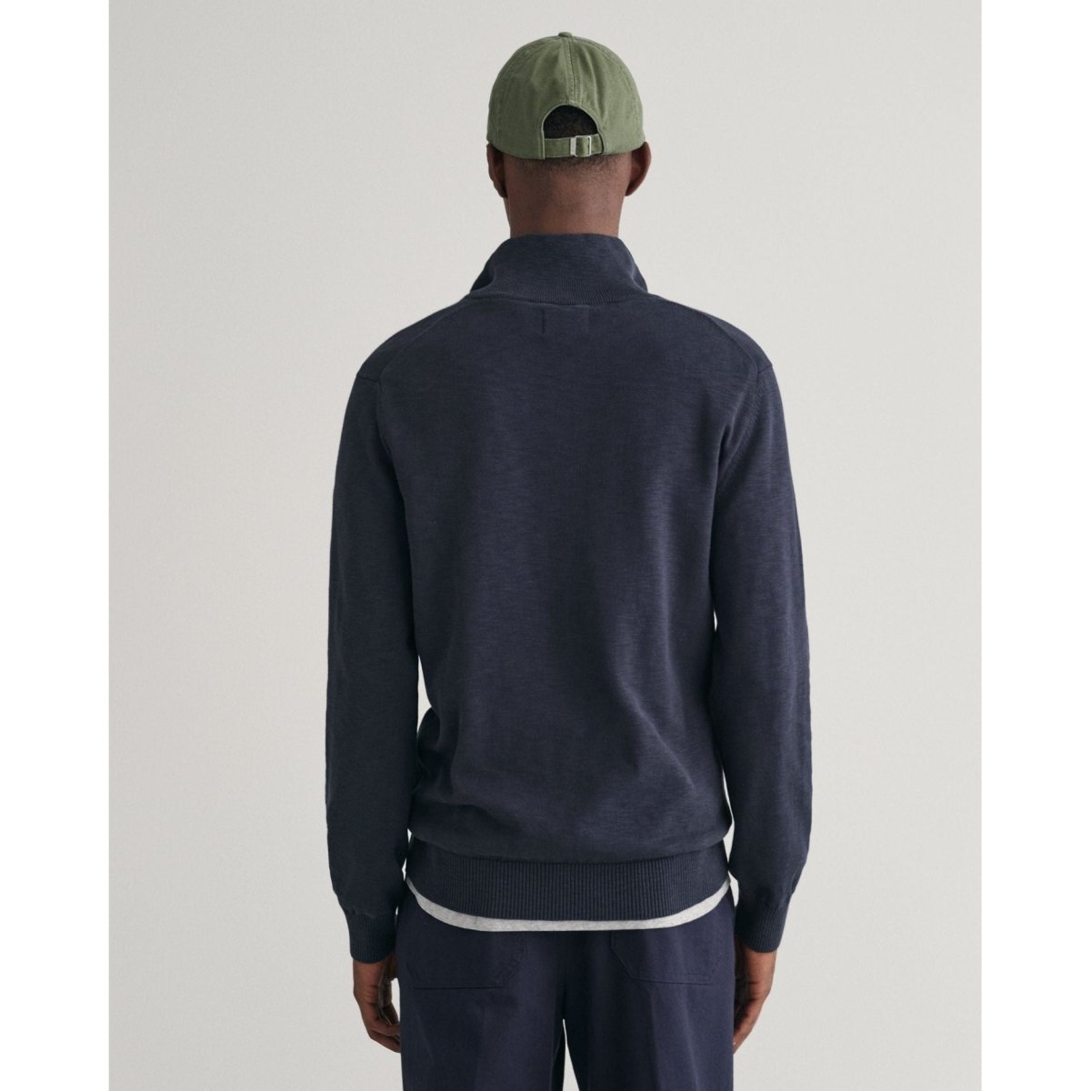 Gant Cotton Flamme Half Zip - Curtis & Dunne