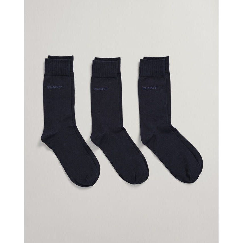 Gant Mercerized 3 Pack Socks - Curtis & Dunne