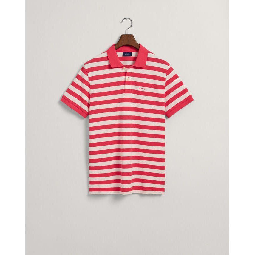 Gant Multi Stripe Pique Polo - Curtis & Dunne