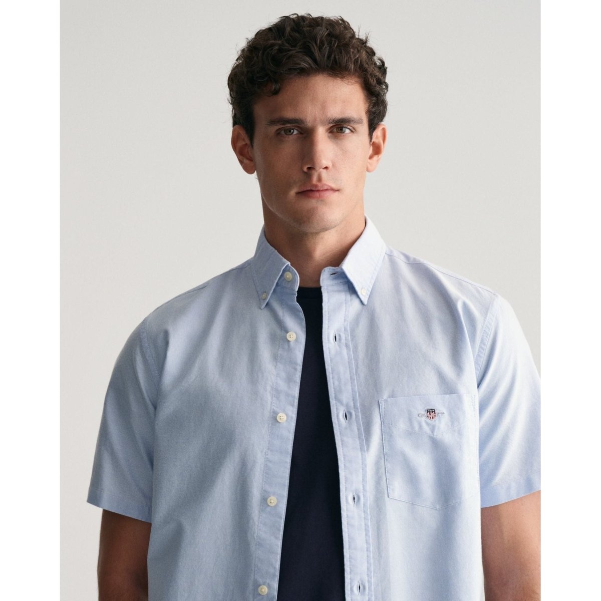 Gant Oxford Short Sleeve Shirt - Curtis & Dunne