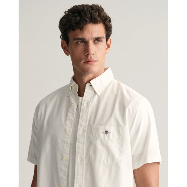 Gant Oxford Short Sleeve Shirt - Curtis & Dunne