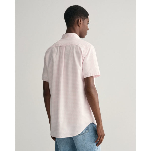 Gant Poplin Gingham Short Sleeve Shirt - Curtis & Dunne