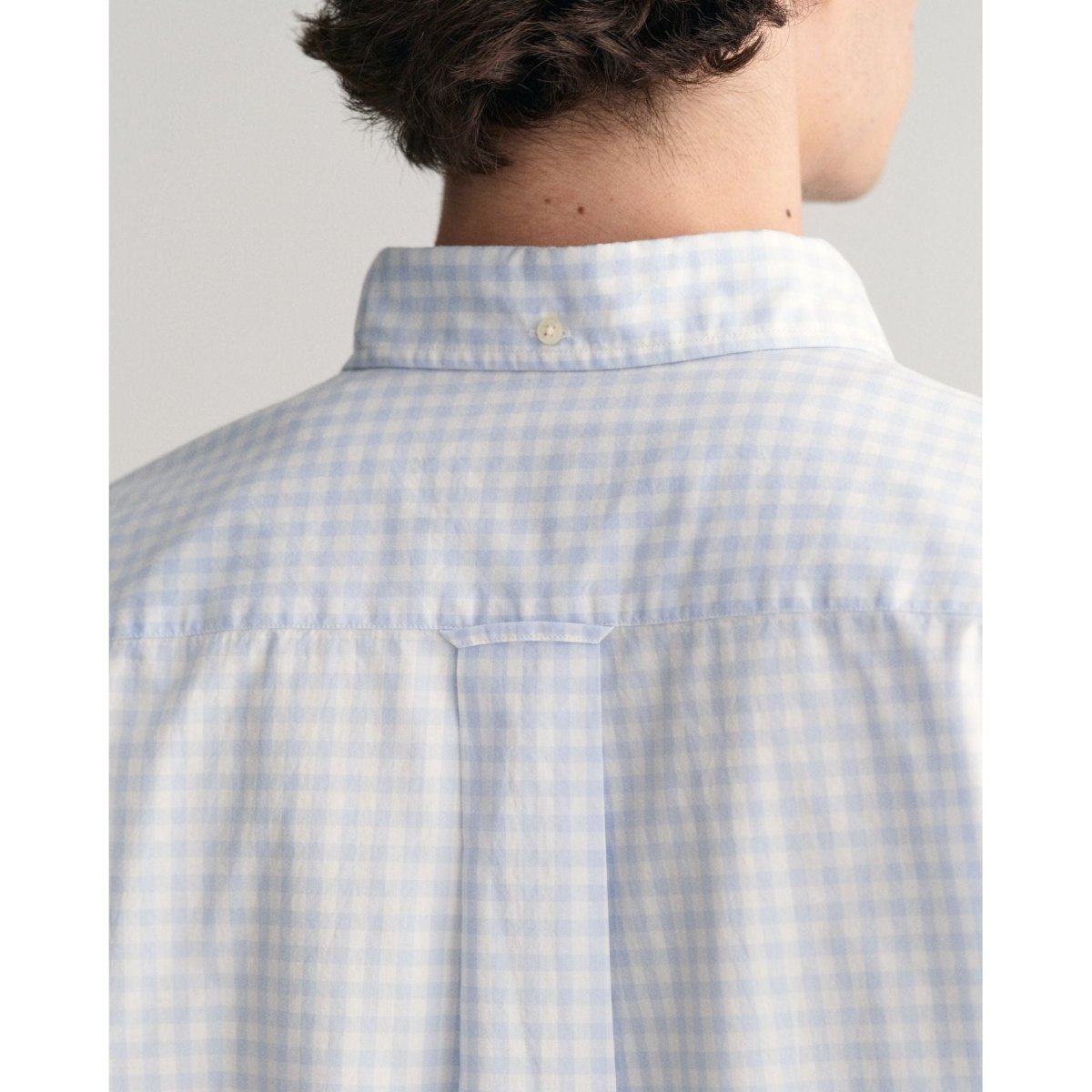 Gant Poplin Gingham Short Sleeve Shirt - Curtis & Dunne