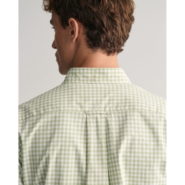 Gant Poplin Gingham Short Sleeve Shirt - Curtis & Dunne