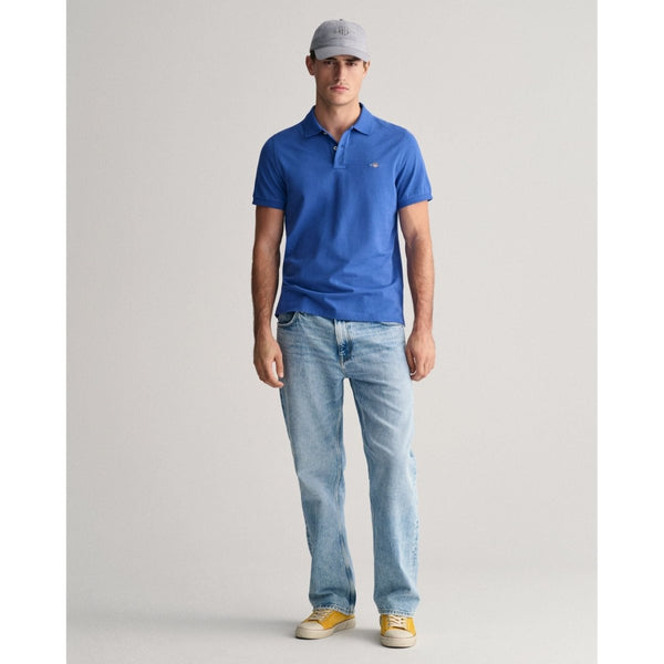 Gant Shield Pique Polo - Curtis & Dunne