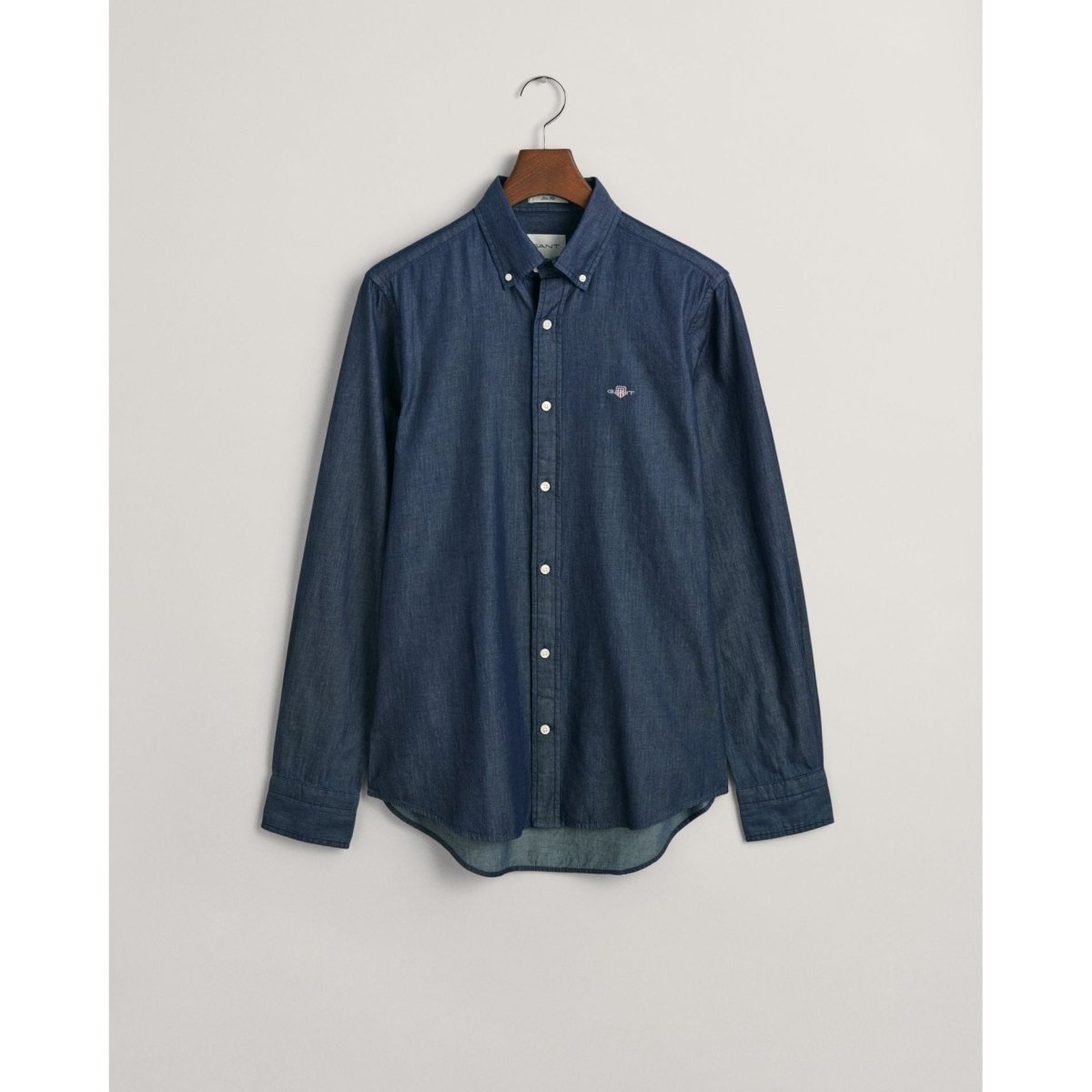 Gant Slim Indigo Shirt - Curtis & Dunne