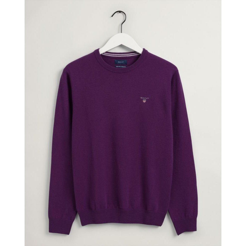 Gant Super Fine Lambswool Crew Neck - Curtis & Dunne