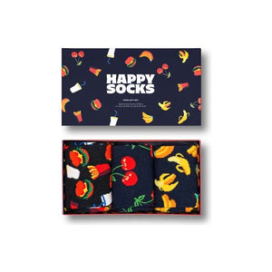 Happy Socks 3 Pack Food Gift Set Socks - Curtis & Dunne