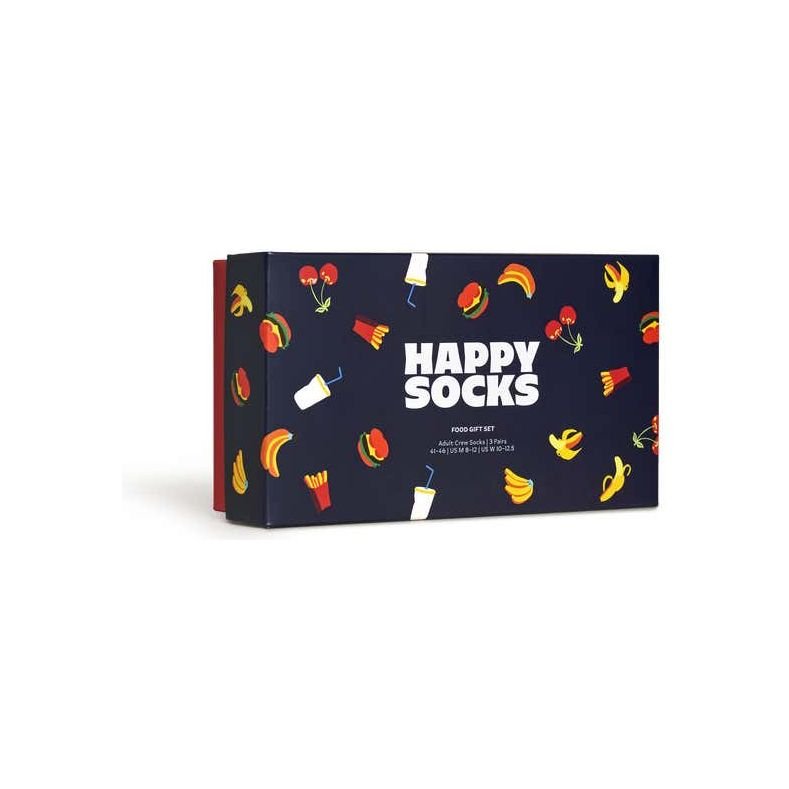 Happy Socks 3 Pack Food Gift Set Socks - Curtis & Dunne