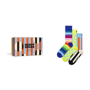 Happy Socks 3 Pack Multicolour Gift Set Socks - Curtis & Dunne