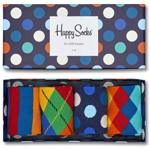 Happy Socks 4 Pack Multi Socks Gift Set - Curtis & Dunne