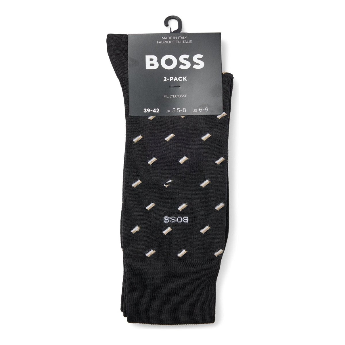 Hugo Boss 2 Pack Mini Pattern Socks - Curtis & Dunne