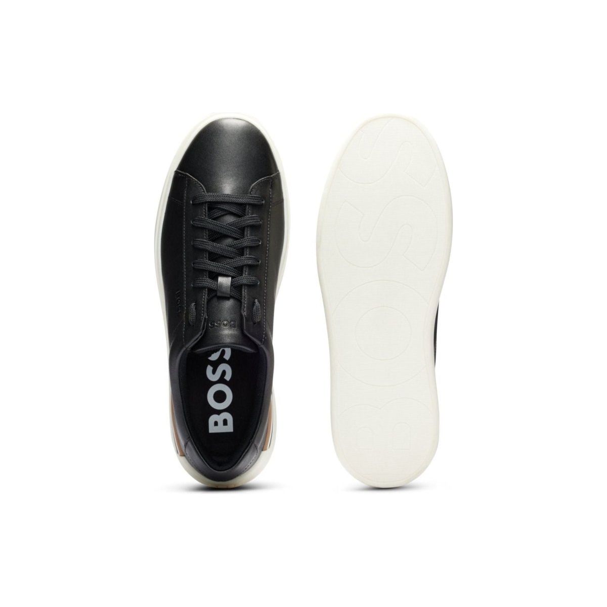 Hugo Boss Clint Tenn Leather Trainer - Curtis & Dunne