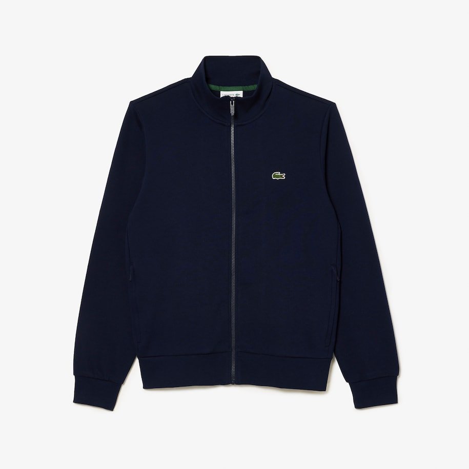 Lacoste Brushed Fleece Full Zip Sweatshirt - Curtis & Dunne