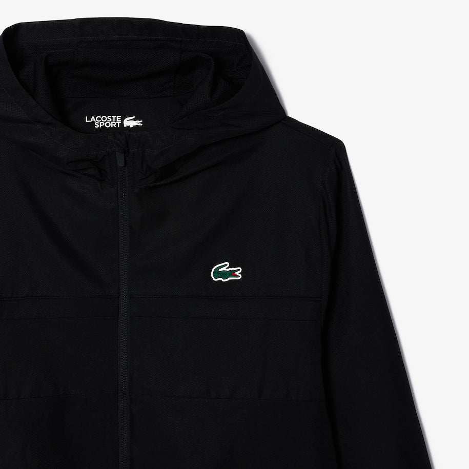 Lacoste Recycled Fibre Zipped Hooded Jacket - Curtis & Dunne