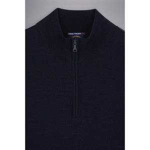 Paul & Shark Merino Wool Half Zip Sweater - Curtis & Dunne