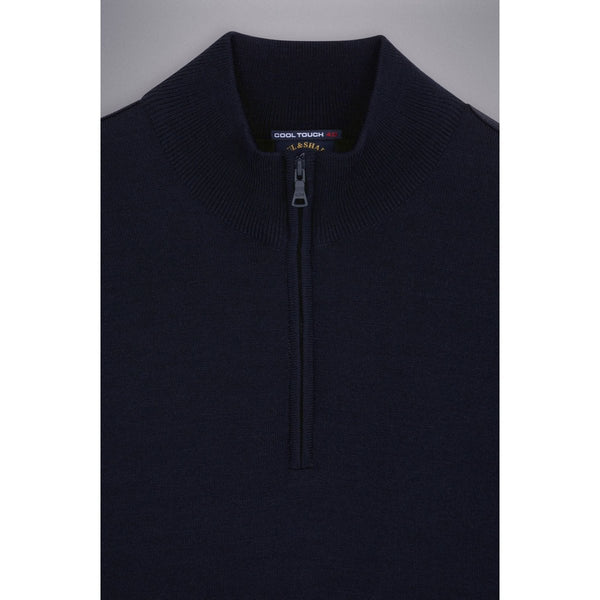 Paul & Shark Merino Wool Half Zip Sweater - Curtis & Dunne