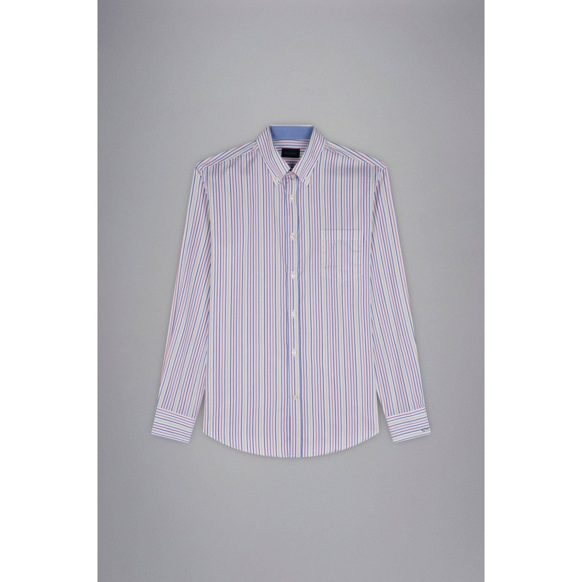 Paul & Shark Stripe Cotton Poplin Shirt - Curtis & Dunne