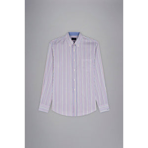 Paul & Shark Stripe Cotton Poplin Shirt - Curtis & Dunne